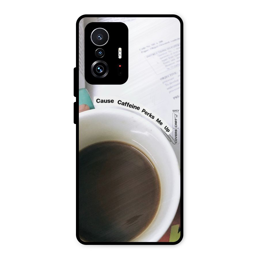 Coffee Perks Metal Back Case for Xiaomi 11T Pro