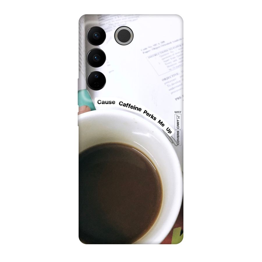 Coffee Perks Original Polycarbonate Back Case for Vivo V27