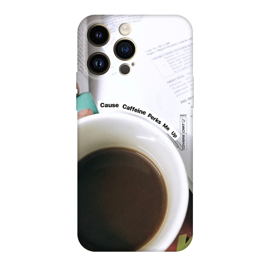 Coffee Perks Original Polycarbonate Back Case for iPhone 14 Pro Max