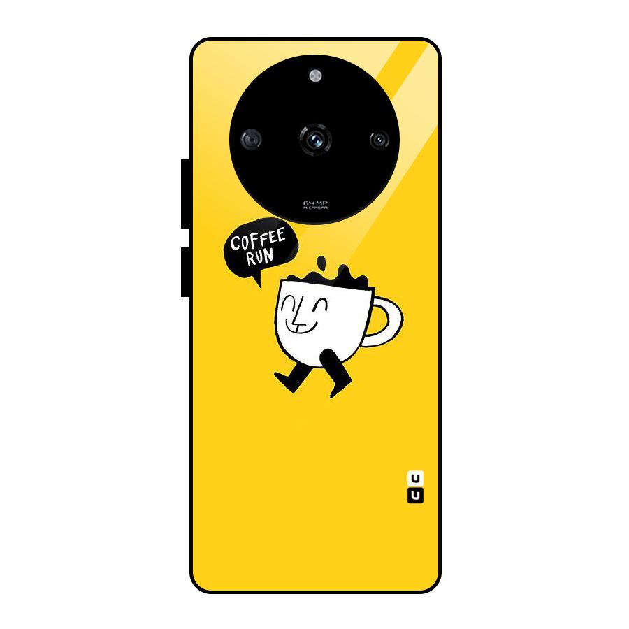 Coffee Run Glass Back Case for Realme Narzo 60 5G