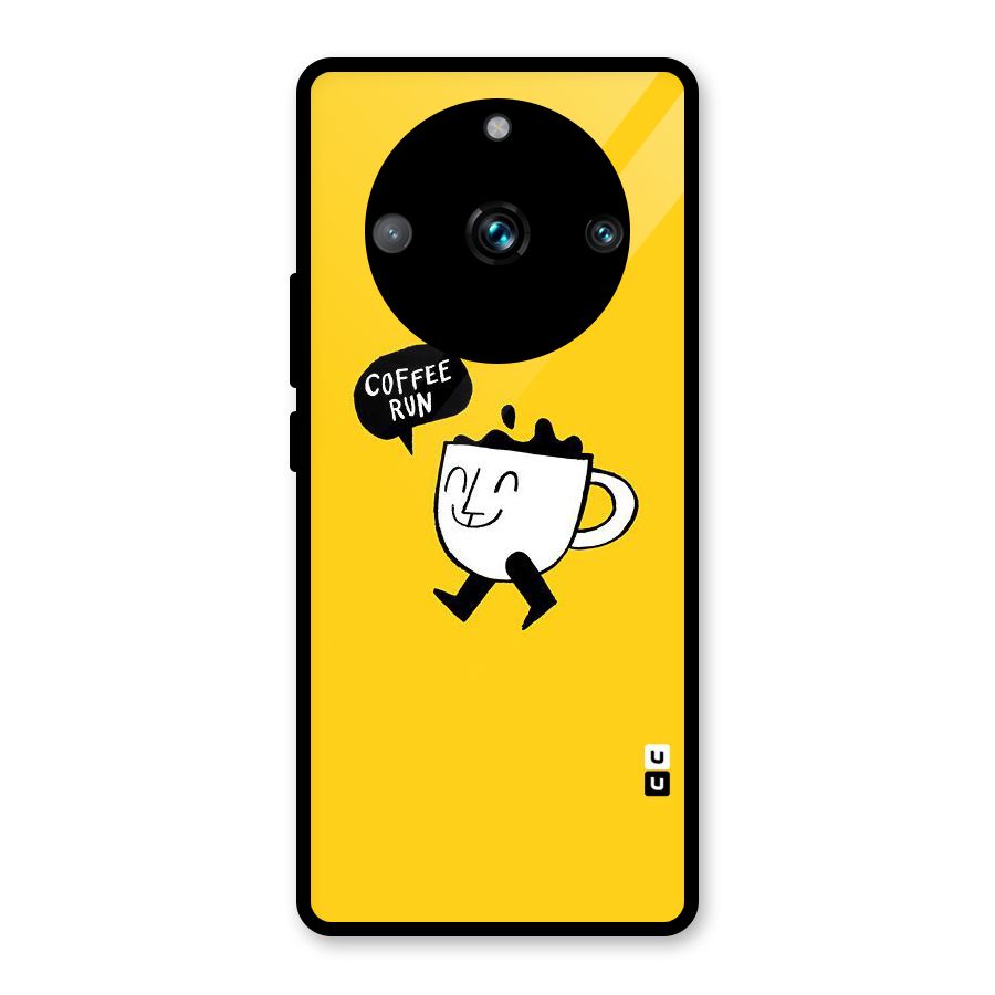 Coffee Run Glass Back Case for Realme Narzo 60 Pro