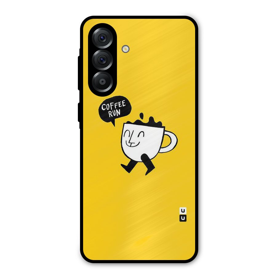 Coffee Run Metal Back Case for Galaxy A56