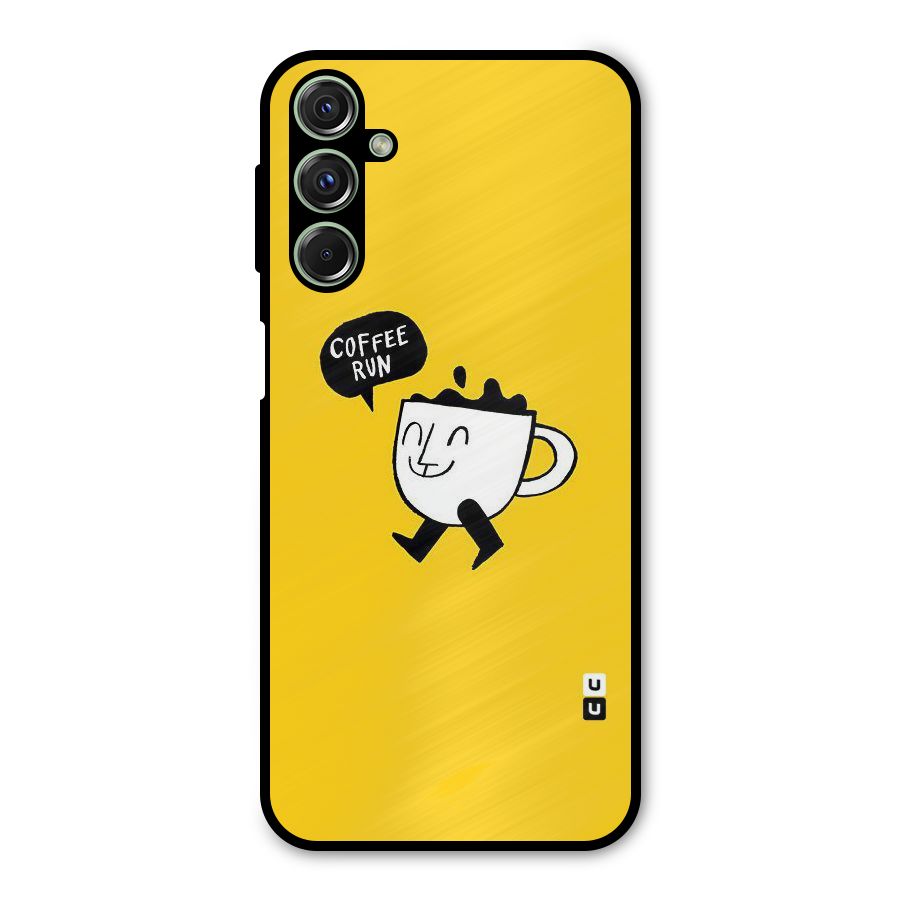 Coffee Run Metal Back Case for Galaxy M34