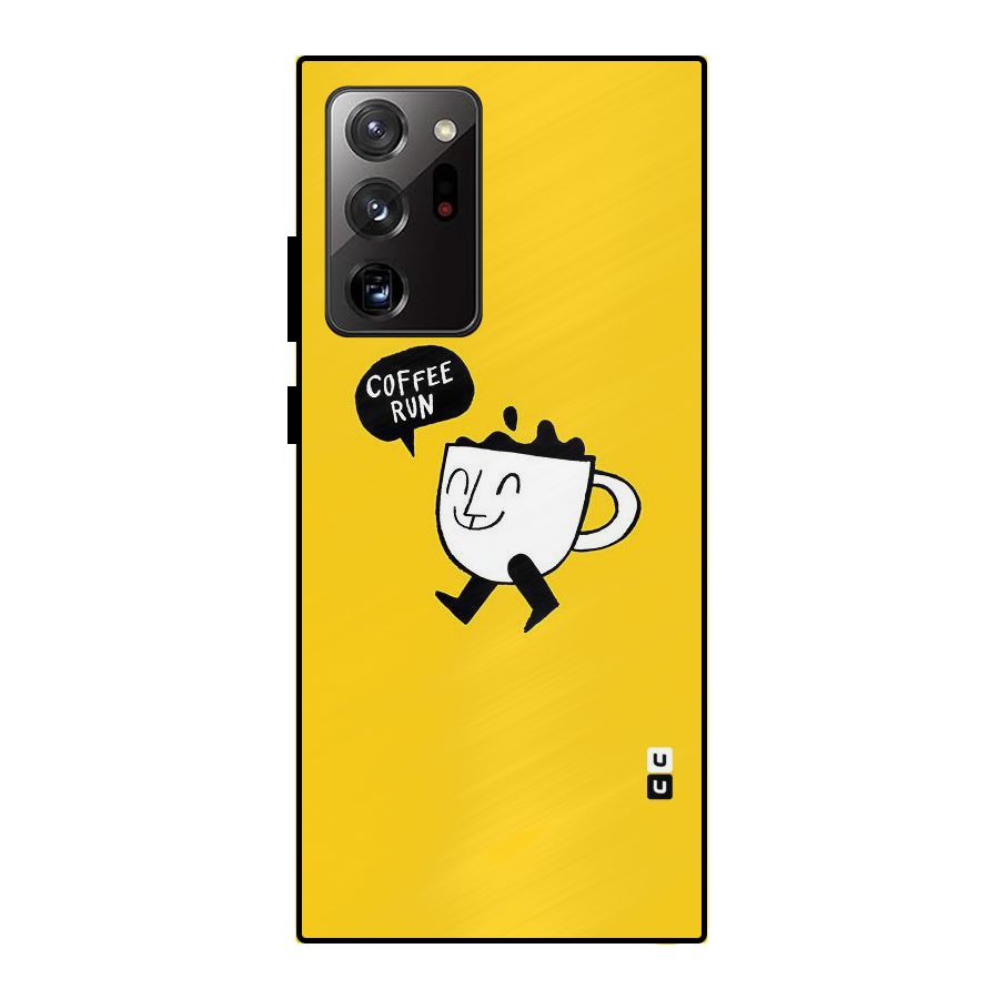 Coffee Run Metal Back Case for Galaxy Note 20 Ultra
