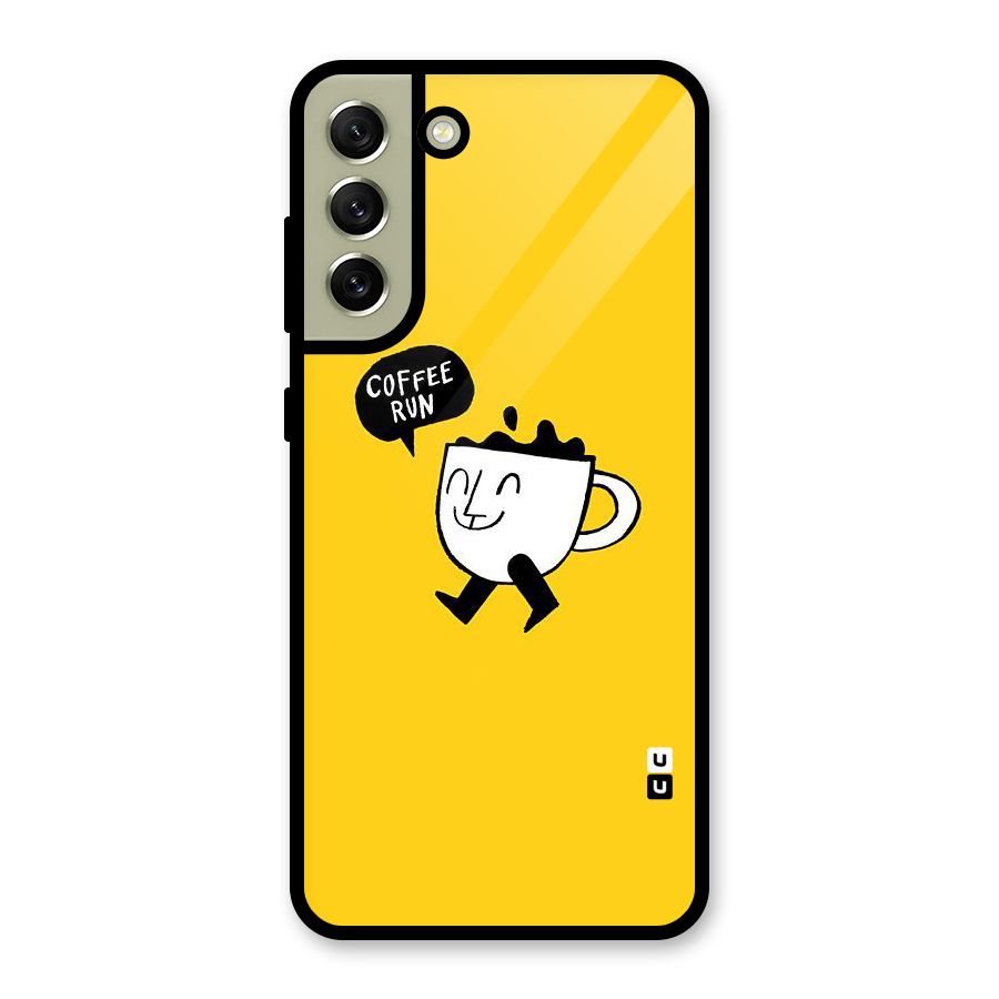 Coffee Run Metal Back Case for Galaxy S21 FE 5G (2023)