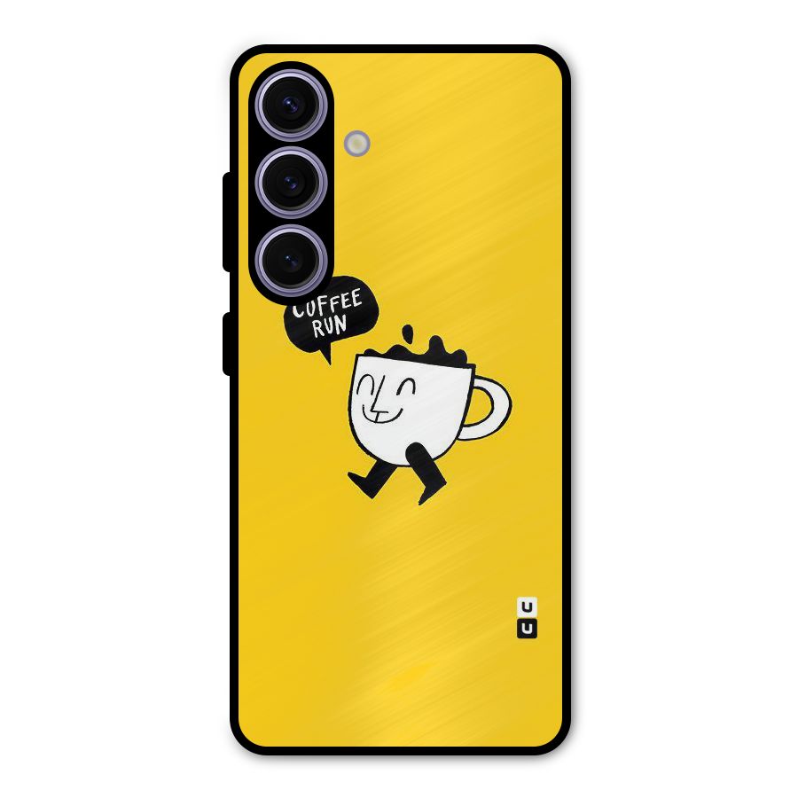 Coffee Run Metal Back Case for Galaxy S24