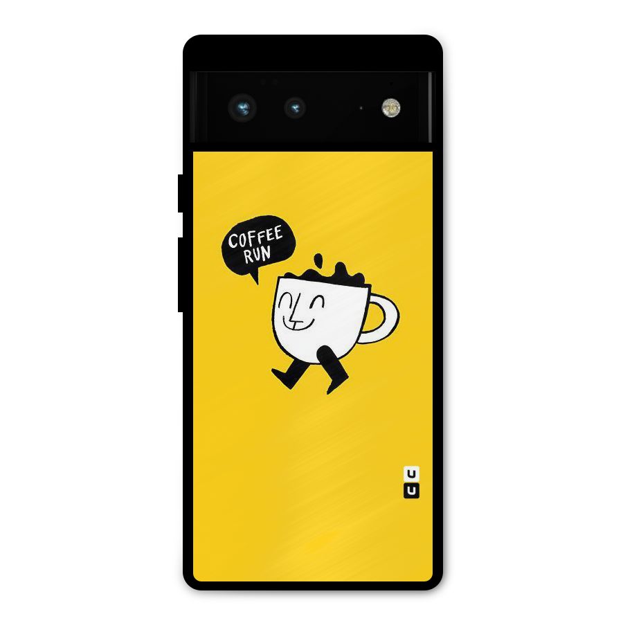 Coffee Run Metal Back Case for Google Pixel 6