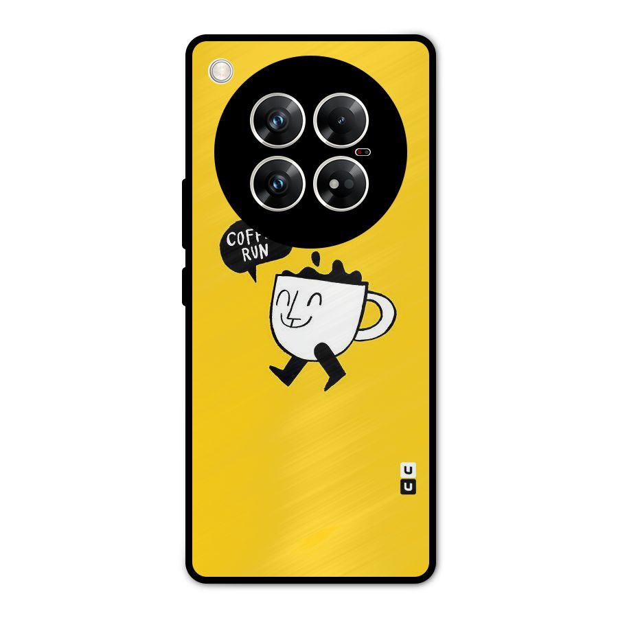 Coffee Run Metal Back Case for Infinix Zero 40 5G