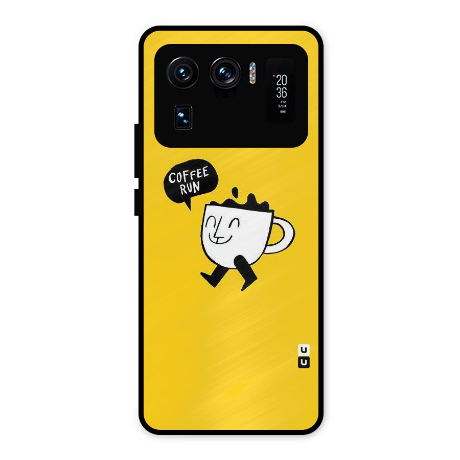 Coffee Run Metal Back Case for Mi 11 Ultra