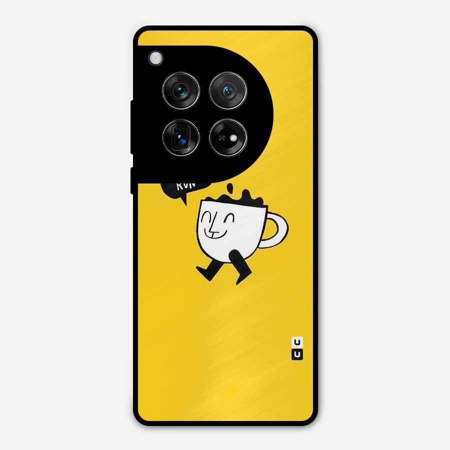 Coffee Run Metal Back Case for OnePlus 12