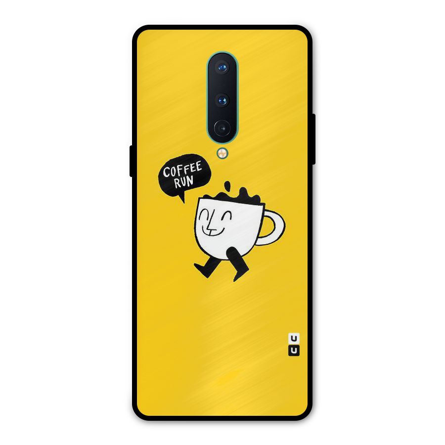 Coffee Run Metal Back Case for OnePlus 8