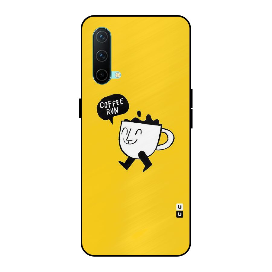 Coffee Run Metal Back Case for OnePlus Nord CE 5G