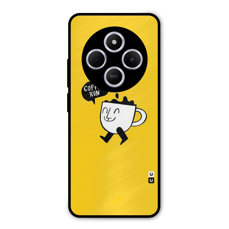 Coffee Run Metal Back Case for Poco M7