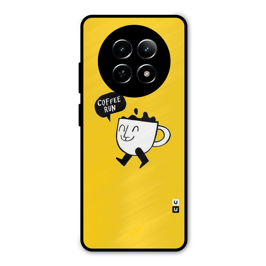 Coffee Run Metal Back Case for Realme 13