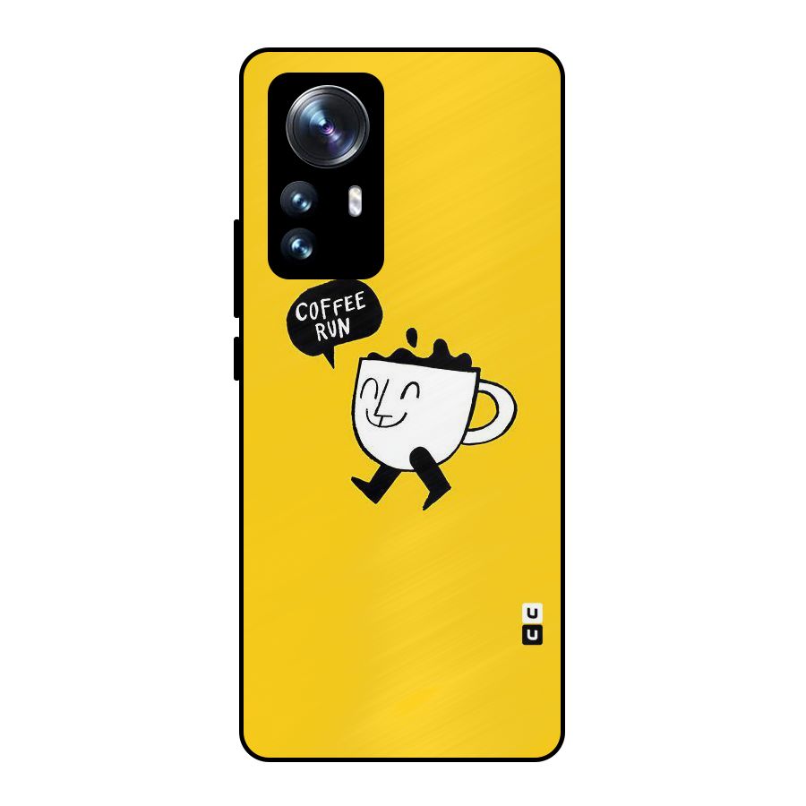Coffee Run Metal Back Case for Xiaomi 12 Pro