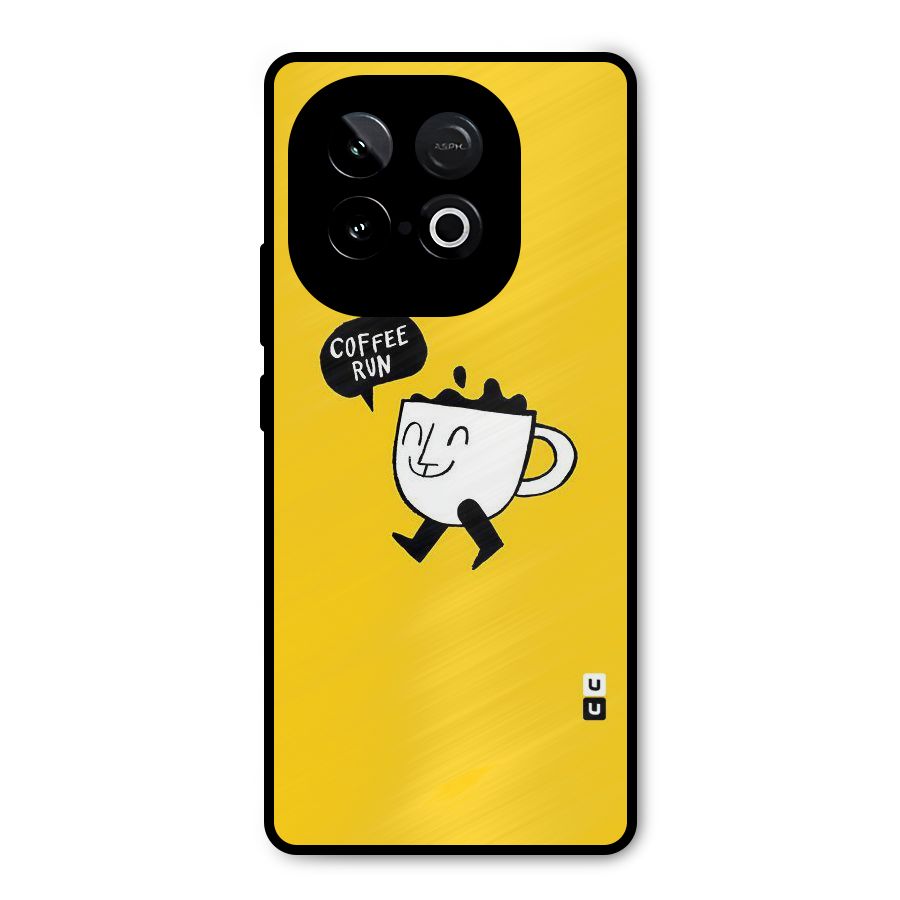 Coffee Run Metal Back Case for iQOO Neo 10