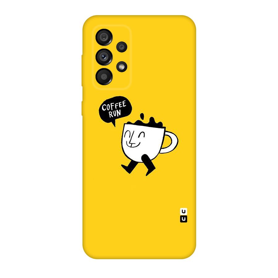Coffee Run Original Polycarbonate Back Case for Galaxy A73 5G