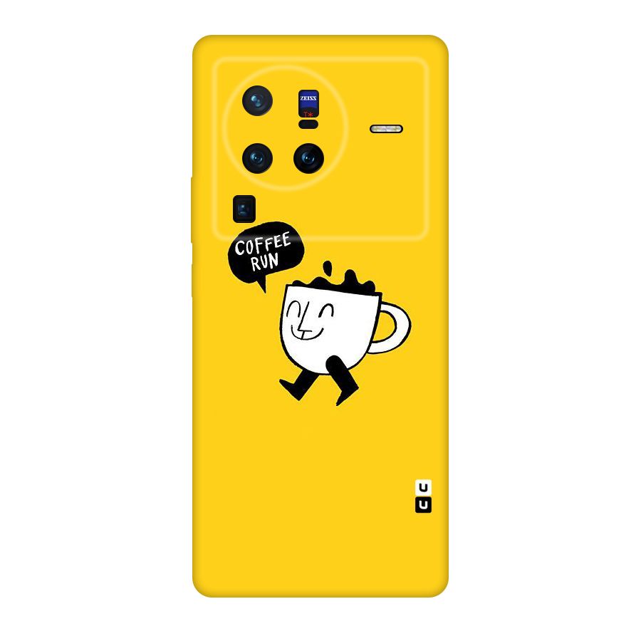 Coffee Run Original Polycarbonate Back Case for Vivo X80