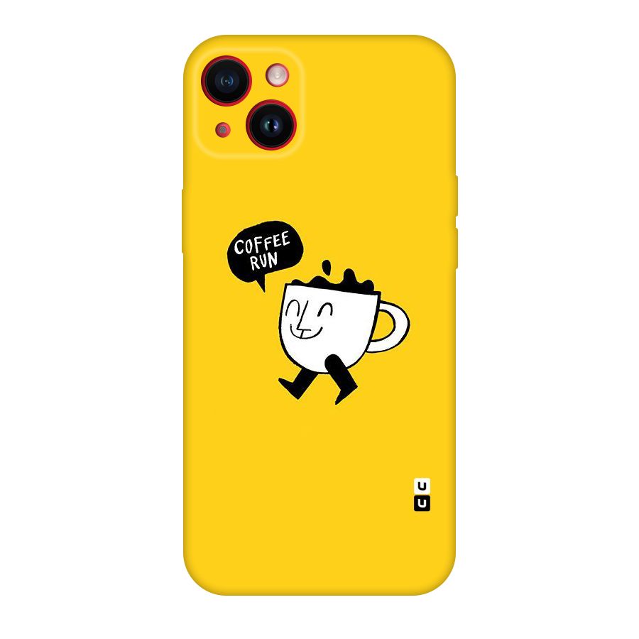 Coffee Run Original Polycarbonate Back Case for iPhone 14 Plus