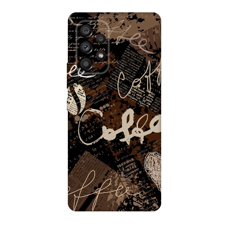 Coffee Scribbles Original Polycarbonate Back Case for Galaxy A53 5G