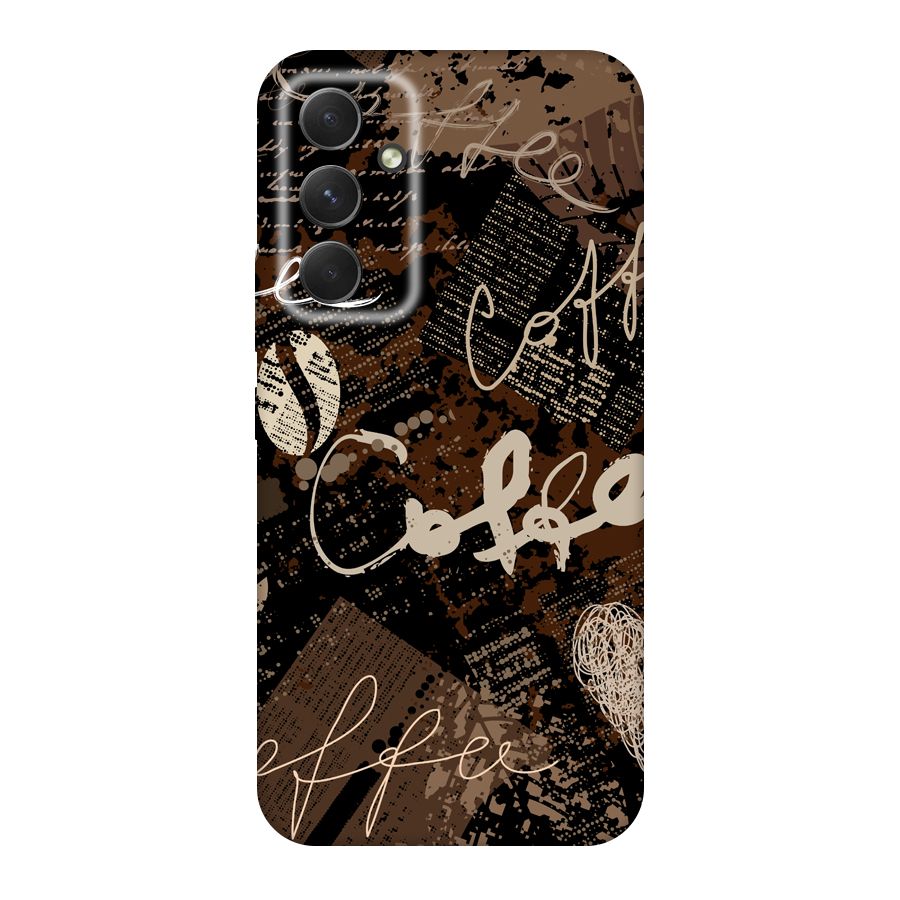 Coffee Scribbles Original Polycarbonate Back Case for Galaxy A54