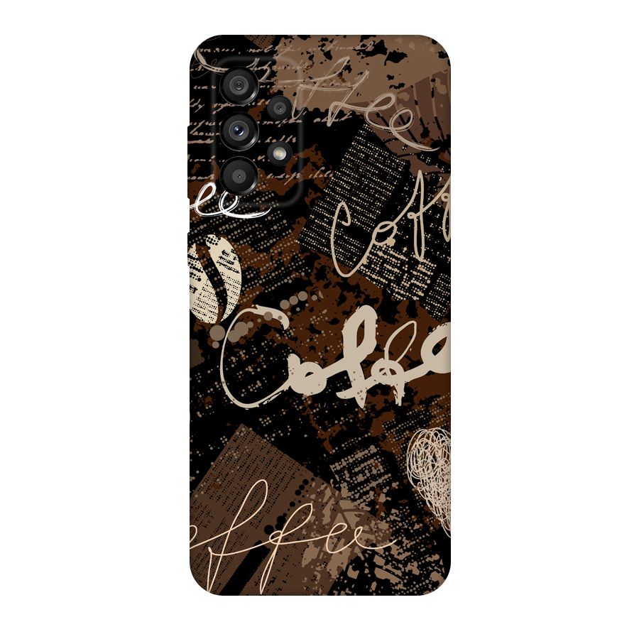 Coffee Scribbles Original Polycarbonate Back Case for Galaxy A73 5G