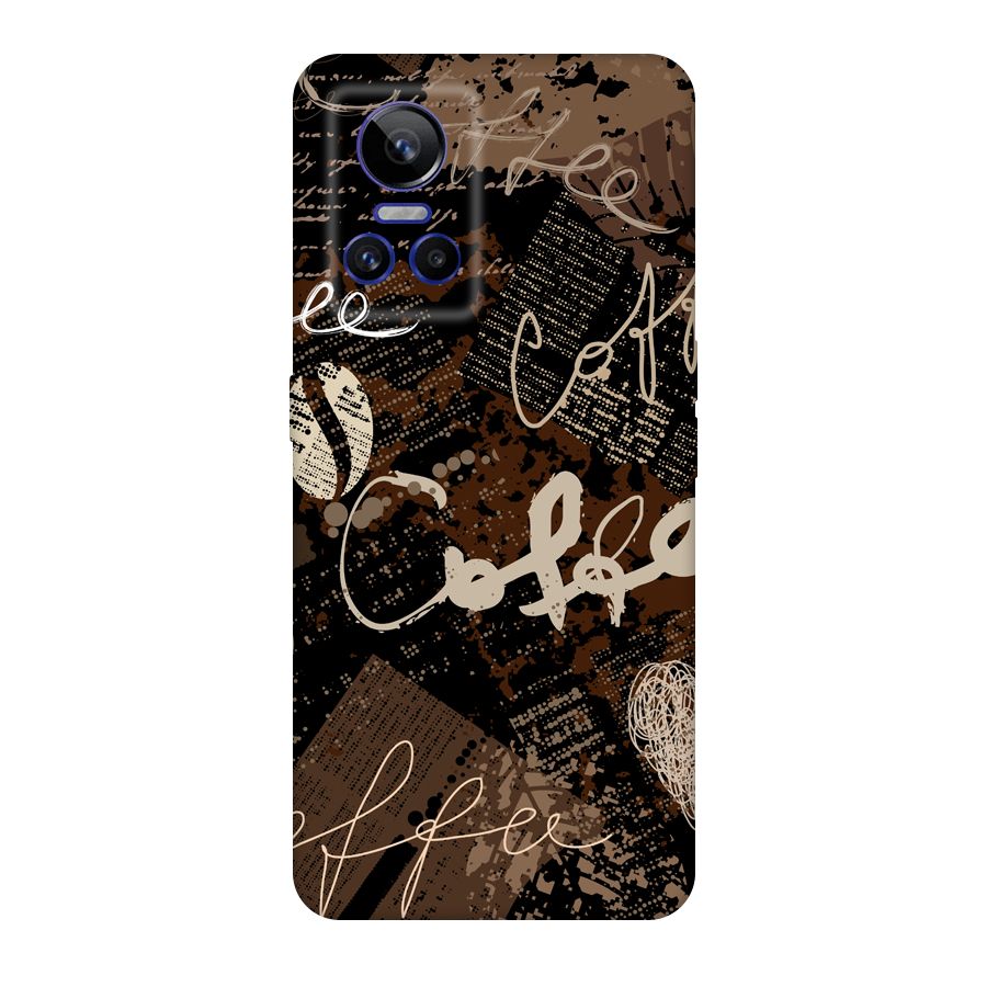 Coffee Scribbles Original Polycarbonate Back Case for Realme GT Neo 3