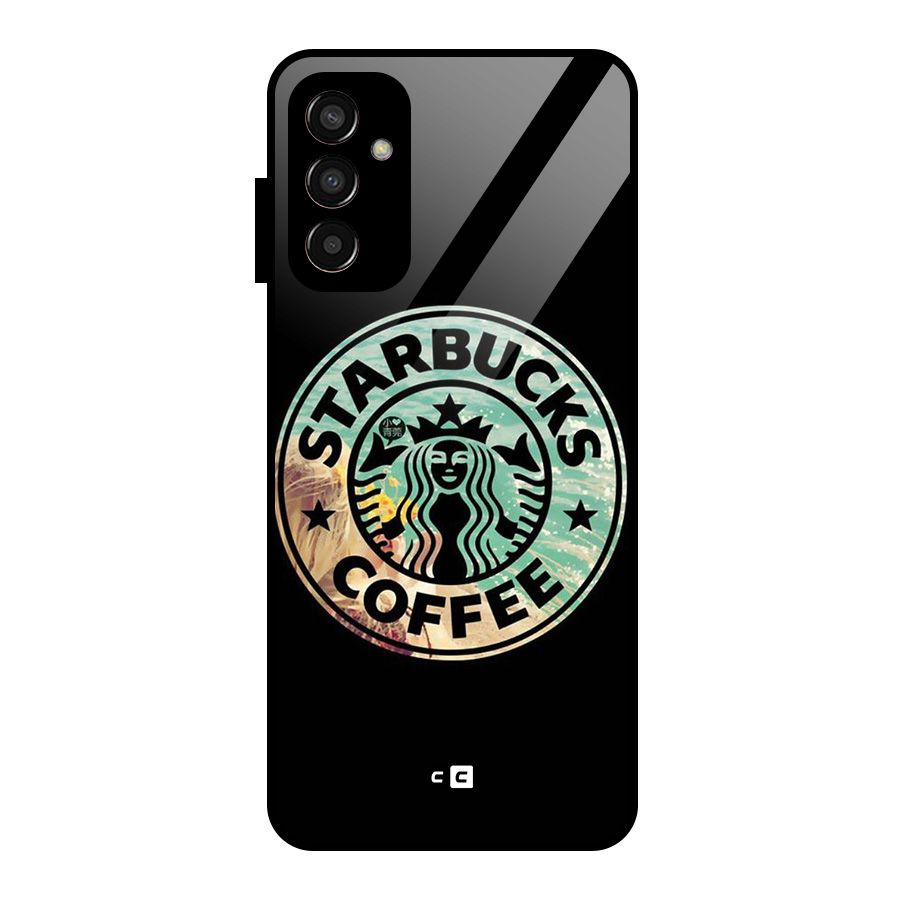 Coffee StarBucks Glass Back Case for Galaxy F13
