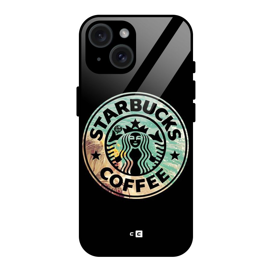 Coffee StarBucks Glass Back Case for iPhone 15