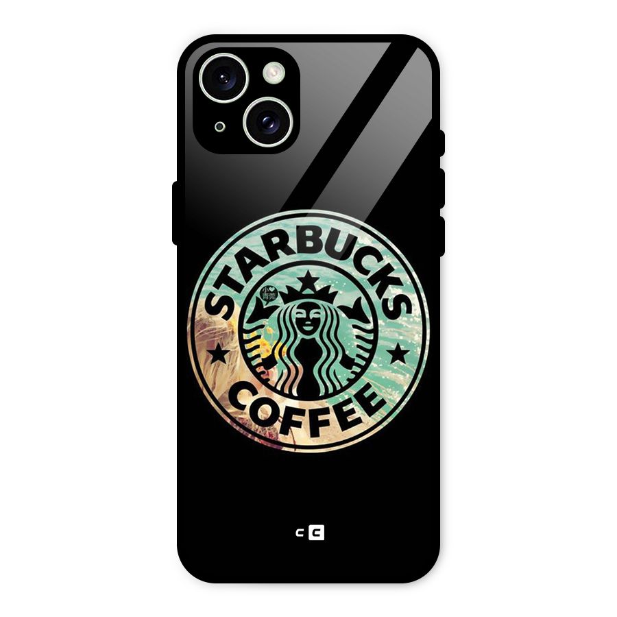 Coffee StarBucks Glass Back Case for iPhone 15 Plus