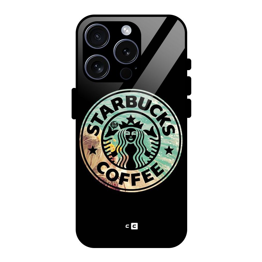 Coffee StarBucks Glass Back Case for iPhone 15 Pro