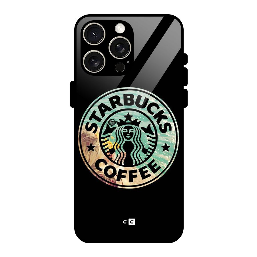Coffee StarBucks Glass Back Case for iPhone 15 Pro Max