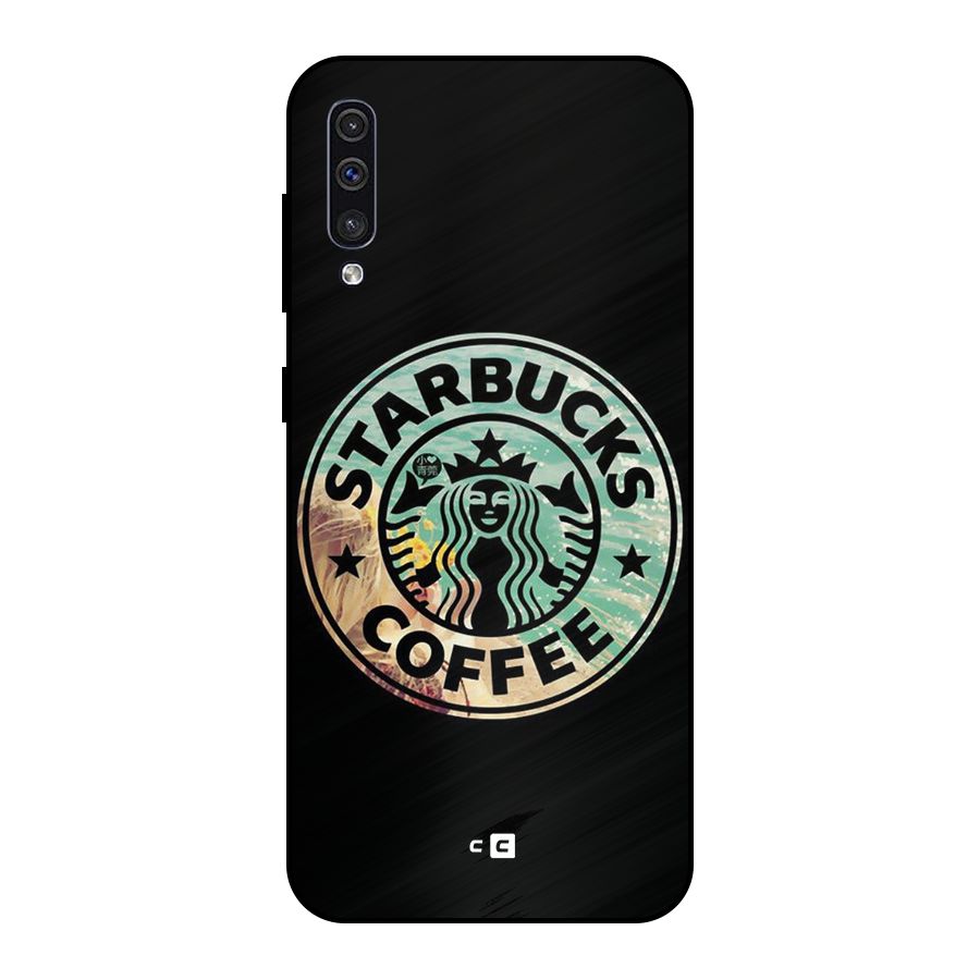 Coffee StarBucks Metal Back Case for Galaxy A50