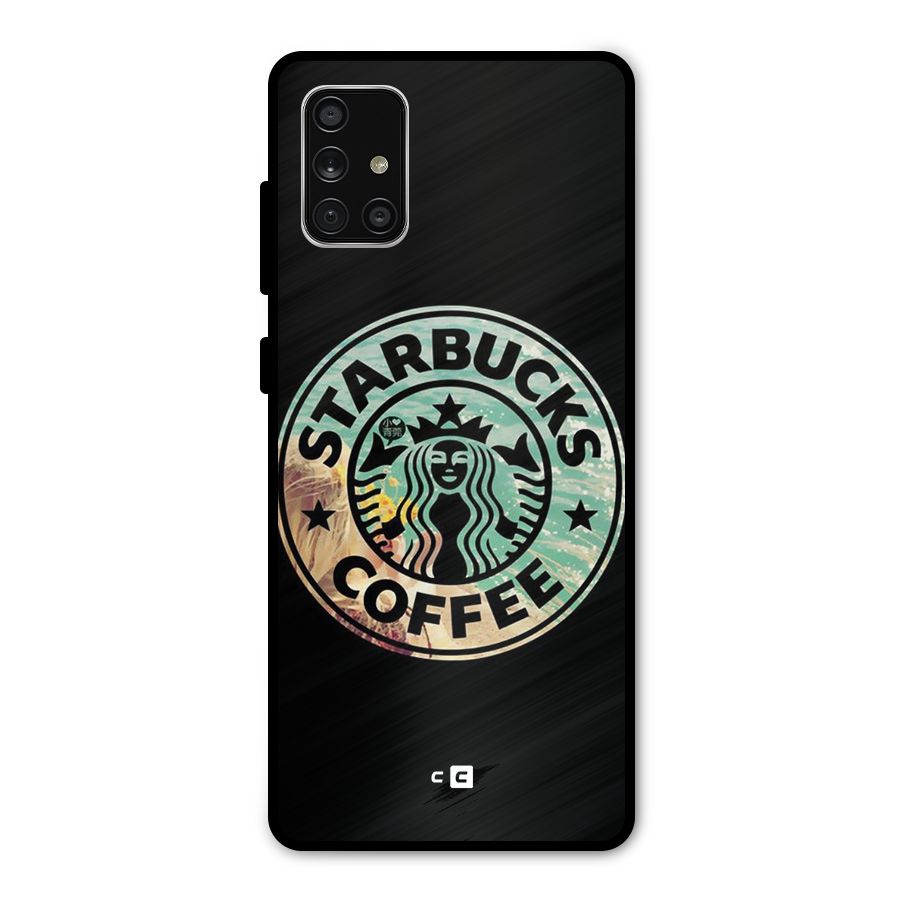 Coffee StarBucks Metal Back Case for Galaxy A71