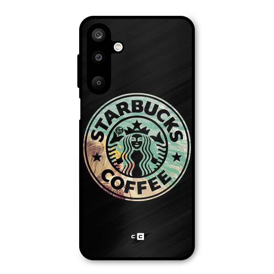 Coffee StarBucks Metal Back Case for Galaxy M16