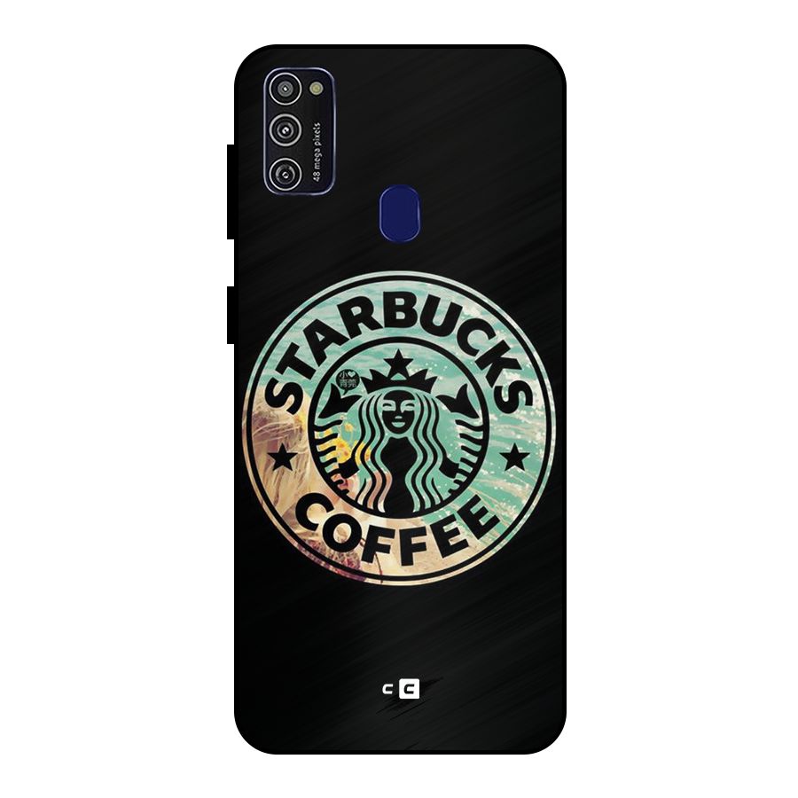 Coffee StarBucks Metal Back Case for Galaxy M30s