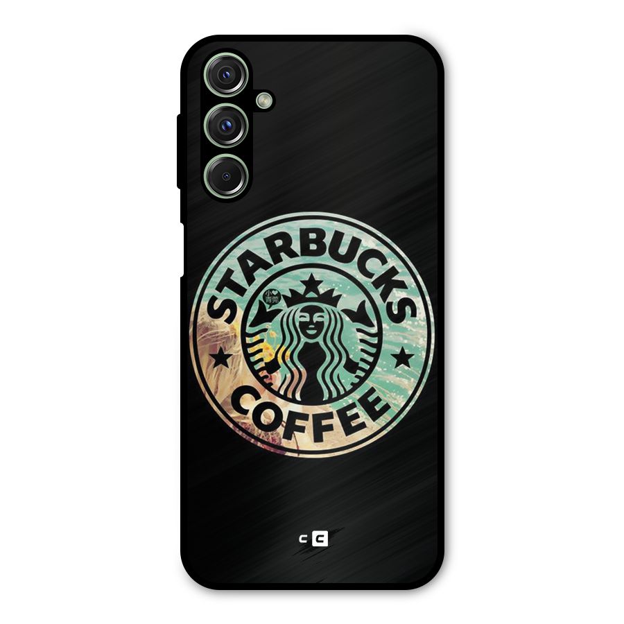 Coffee StarBucks Metal Back Case for Galaxy M34