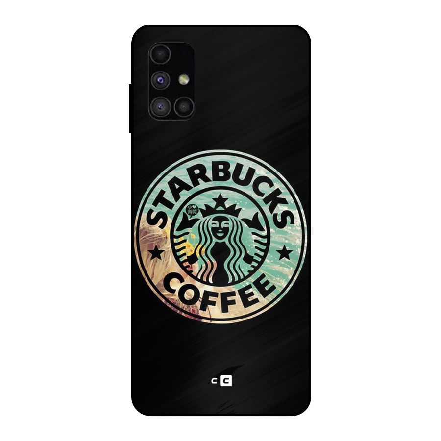 Coffee StarBucks Metal Back Case for Galaxy M51