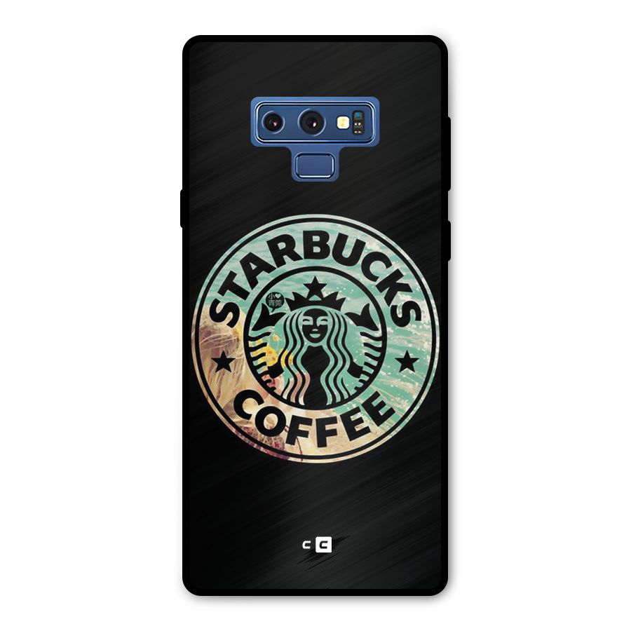 Coffee StarBucks Metal Back Case for Galaxy Note 9