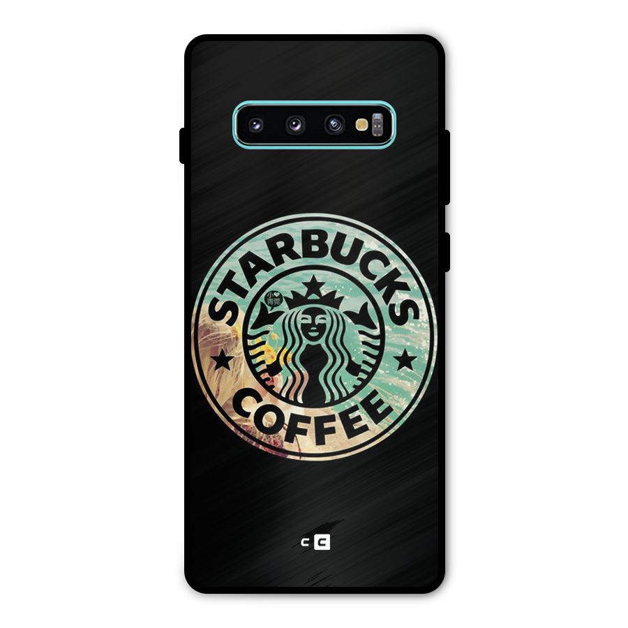 Coffee StarBucks Metal Back Case for Galaxy S10 Plus