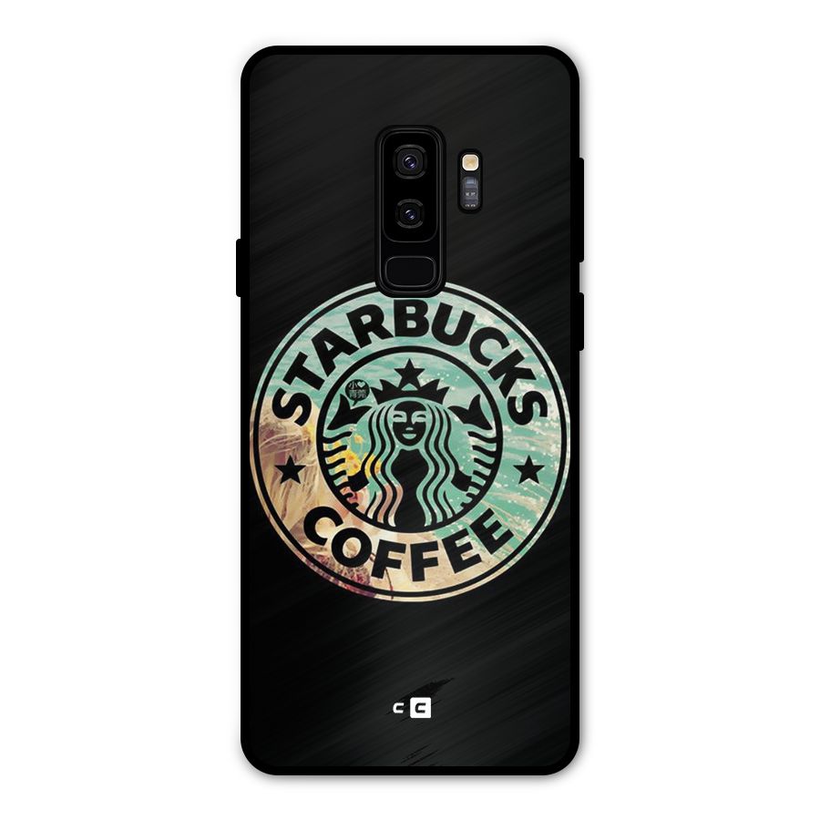 Coffee StarBucks Metal Back Case for Galaxy S9 Plus
