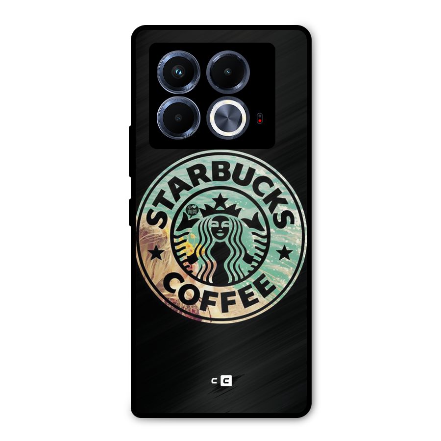 Coffee StarBucks Metal Back Case for Infinix Note 40 5G