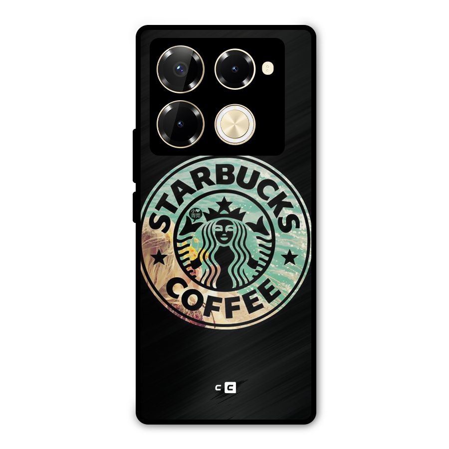 Coffee StarBucks Metal Back Case for Infinix Note 40 Pro