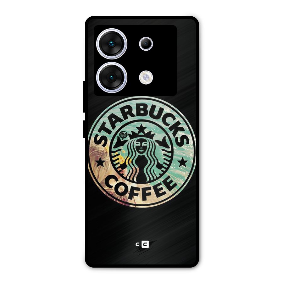 Coffee StarBucks Metal Back Case for Infinix Zero 30 5G