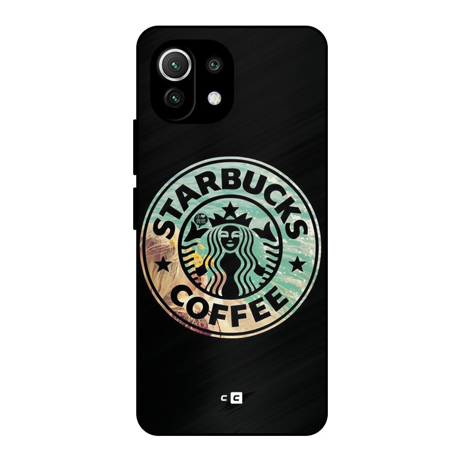 Coffee StarBucks Metal Back Case for Mi 11 Lite NE 5G
