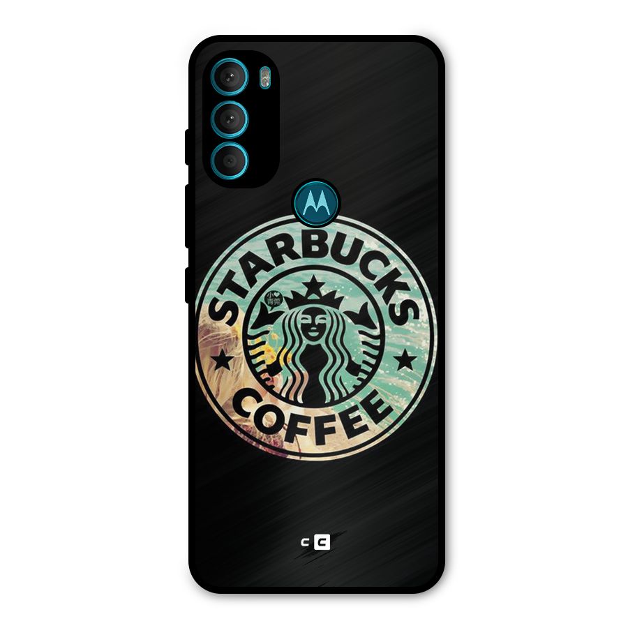 Coffee StarBucks Metal Back Case for Moto G71 5G