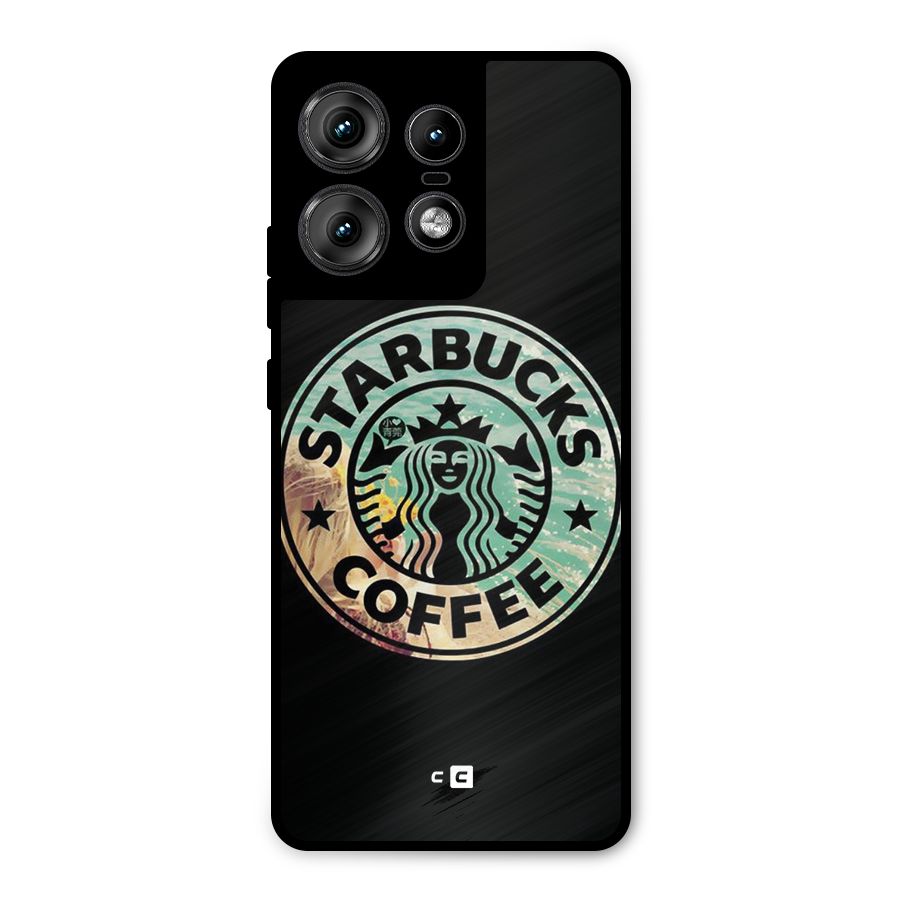 Coffee StarBucks Metal Back Case for Motorola Edge 50 Pro