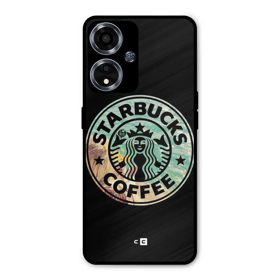 Coffee StarBucks Metal Back Case for Oppo A59
