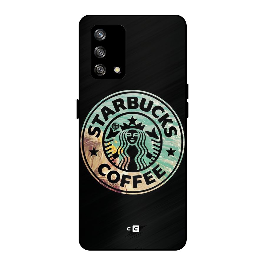 Coffee StarBucks Metal Back Case for Oppo F19