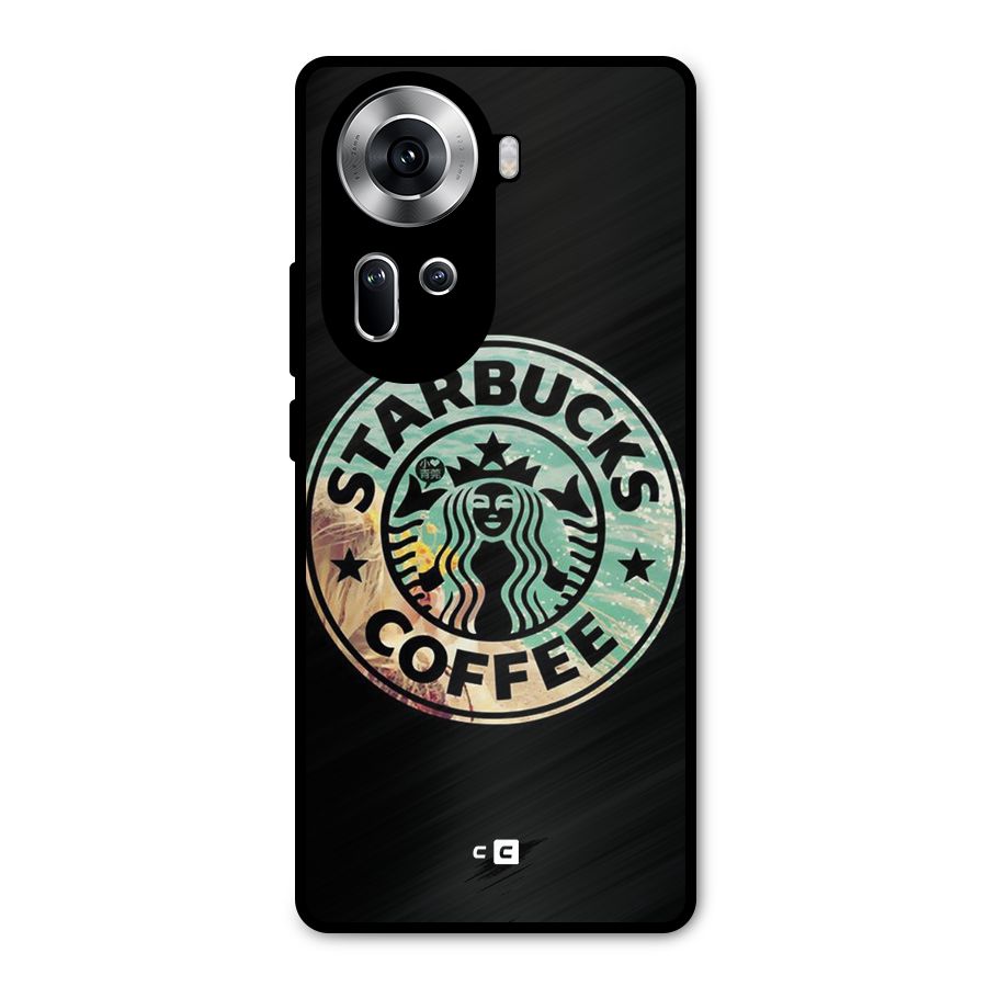 Coffee StarBucks Metal Back Case for Oppo Reno11 5G